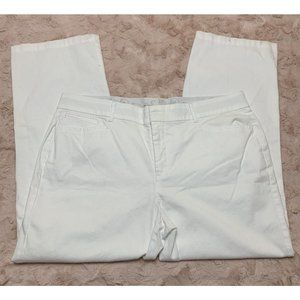 JM Collection White Pant Women’s Size 16 Short Tummy Control